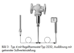 Bild von Samson Ventil Typ 2114, DN 100 mit Flanschanschluss, entlastet, Typenblatt T 2121,  Alt Art.Nr: 1084364, Art.Nr. : 5543901