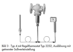 Bild von Samson Ventil Typ 2114, DN 15 mit Flanschanschluss, entlastet, Typenblatt T 2121,  Alt Art.Nr: 1084366, Art.Nr. : 5543893