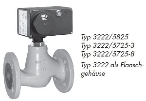 Bild von SAMSON Ventil Typ 3222, Flanschgehäuse Typenblatt T 5866, Sphäroguss, DN 25, 150°C, PN 25, 1206030