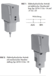 Bild von SAMSON Typ 3274-22 elektrohydraulisch, Typenblatt T 8340, mit Sicherheit 1090448