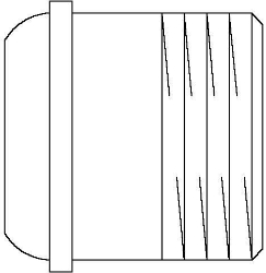 Bild von OVENTROP Längenausgleichsnippel DN 15, 23 mm, Art.Nr. : 1019004