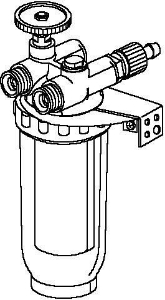 Bild von Oventrop Heizölfilter für Einstrang mit Absperrung und Rücklaufzuführung „Oilpur E A R“ DN 10, G ⅜ IG x G ⅜ AG, Siku-Magnum 25-40 µm - Art.-Nr. 2121871