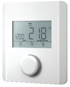 Bild von Sauter TRA410F210 - Elektronischer Raum-Thermostat mit Display 230V N/R Heizen