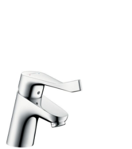 Bild von HANSGROHE Focus Einhebel-Waschtischmischer 70 mit Zugstangen-Ablaufgarnitur und extra langem Griff, 31910000