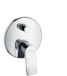 Bild von HANSGROHE Metris Einhebel-Wannenmischer Unterputz mit integrierter Sicherungskombination,  31487000