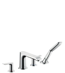 Bild von HANSGROHE Metris 4-Loch Wannenrandarmatur,  31442000