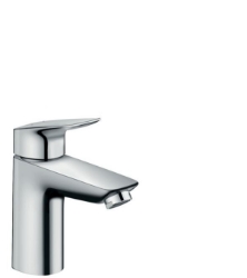 Bild von HANSGROHE Logis Einhebel-Waschtischmischer 100 mit Metall Zugstangen-Ablaufgarnitur,  71171000