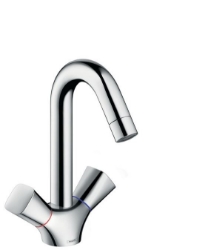 Bild von HANSGROHE Logis 2-Griff Waschtischarmatur ohne Ablaufgarnitur,  71221000