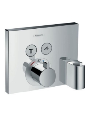 Bild von HANSGROHE ShowerSelect Thermostat Unterputz für 2 Verbraucher mit FixFit und Portereinheit,  15765000