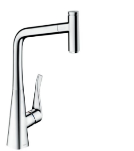 Bild von HANSGROHE Metris Select Einhebel-Küchenmischer 320 mit Ausziehauslauf,  14884000