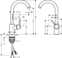 Bild von HANSGROHE Talis S² Einhebel-Küchenmischer,  14870000