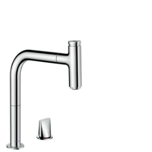 Bild von HANSGROHE M71 Metris Select 2-Loch Einhebel-Küchenmischer 200 mit Ausziehauslauf,  73804000