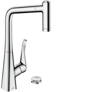 Bild von HANSGROHE M71 Metris Select 2-Loch Einhebel-Küchenmischer 320 mit Ausziehbrause,  73806000