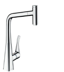 Bild von HANSGROHE M71 Metris Select Einhebel-Küchenmischer 320 mit Ausziehauslauf und sBox,  73803000