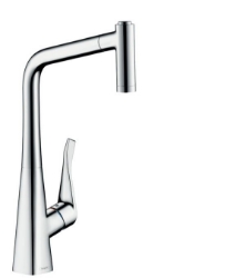 Bild von HANSGROHE M71 Metris Einhebel-Küchenmischer 320 mit Ausziehbrause und sBox,  73801000