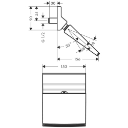 Bild von HANSGROHE Raindance Rainfall Stream 150 1jet Kopfbrause,  26443000