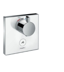 Bild von HANSGROHE ShowerSelect Glas Thermostat Highflow Unterputz für 1 Verbraucher und einen zusätzlichen Abgang,  15735400