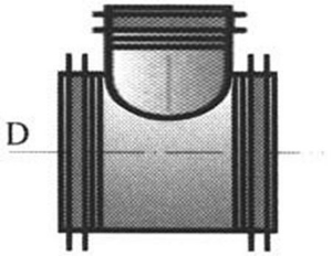 Bild von Spiro T-Abzweiger 90° Typ TCPU-V-150-150, Art.Nr. :  01905.873