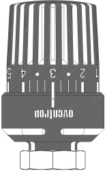 Bild von OVENTROP Thermostat „Uni LH“ 7-28 °C, 0 * 1-5, Flüssig-Fühler, antrazit, Art.Nr. : 1011467