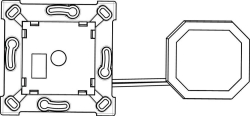 Bild von OVENTROP Unterputznetzteil mit Wandhalterung, für „R-Tronic“, Art.Nr. : 1150692