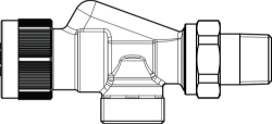 Bild von OVENTROP Thermostatventil "Baureihe A" DN 15, G 3/4" AG x R 1/2" AG,Vorl.-Axial, Art.Nr. : 1181492