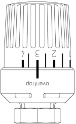 Bild von OVENTROP Thermostat „Uni RTLH“ Ausführung: weiß, 10 °C - 40 °C, M 30 x 1,5, Art.Nr. : 1027165