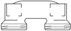 Bild von OVENTROP Montagebrücke DN 20, G ¾ AG, Rohrabstand 50 mm, Art.Nr. : 1016452