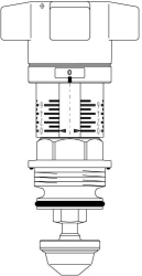 Bild von OVENTROP Oberteil für „Hydrocontrol VTR/VPR/MTR/VFC“, DN 15, Art.Nr. : 1069004