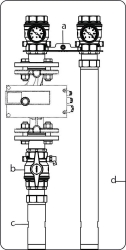 Bild von OVENTROP Kesselanbindesystem „Regumat S-220“ DN 40 mit Grundfos MAGNA 3 40-100F, Universalisolierung, Art.Nr. : 1358252