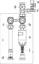 Bild von OVENTROP Station „Regusol SH 180“ mit Wilo-Pumpe Stratos Para 1-9 PWM, DN 32, Art.Nr. : 1368251