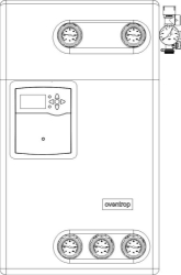 Bild von OVENTROP Wärmeübertragersystem „Regusol X-Duo 25“ 25 kW, mit Regler „Regtronic RX“, Wilo Yonos HE-Pumpen, Art.Nr. : 1361050