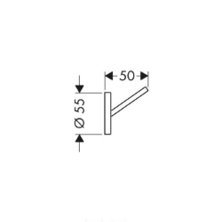 Bild von AXOR Starck Einzelhaken, Art.Nr. 40837000