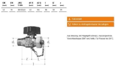 Bild von JRG Kugel-Kesselhahn PN16 - Art.Nr. : 6010.240