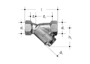 Bild von JRG Schrägfilter PN 16, DN10 - Art.Nr. : 1812.160