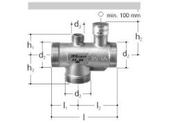 Bild von JRGUMAT Thermomischer PN10, DN15, 25°C - Art.Nr. : 3400.910