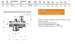 Bild von JRGUMAT Thermomischer PN10, DN15, 25°C - Art.Nr. : 3400.910