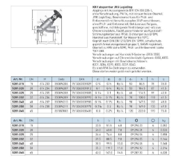 Bild von KRV absperrbar JRG LegioStop Abgänge mit Aussengewinde BR1 EN ISO 228-1, ohne Verschraubung, PN 16, DN15 - Art.Nr. : 5281.015