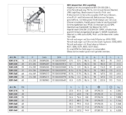 Bild von KRV absperrbar JRG LegioStop Abgänge mit Aussengewinde BR1 EN ISO 228-1, ohne Verschraubung, PN 16, DN20 - Art.Nr. : 5281.020