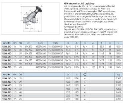 Bild von KRV absperrbar MT JRG LegioStop mit Innengewinde, PN 16, DN20 - Art.Nr. : 5266.320