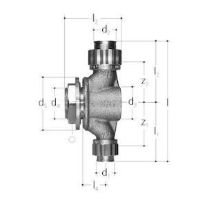 Bild von JRG Sanipex Anschluss-T für UP-Spülkasten, 16-1/2"-16mm5531, Art.Nr. : 5531.710