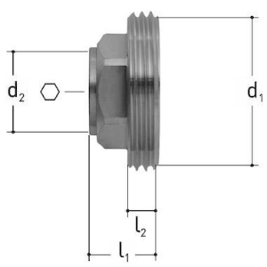 Bild von JRG Sanipex JRGUSIT NG Stopfen,DN 32mm, Art.Nr. : 5176.480