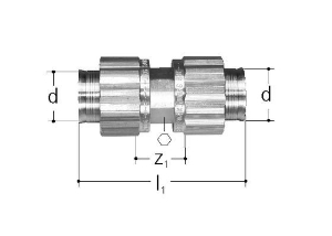 Bild von JRG Sanipex Kupplung,d 16(mm), Art.Nr. : 5510.016