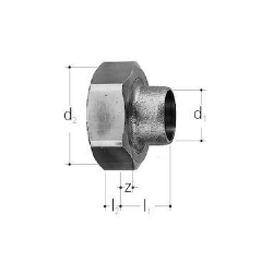 Bild von JRG Sanipex Lötverschraubung, d (mm): 22, Art.Nr. : 8209.022