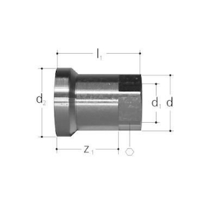 Bild von JRG Sanipex MT Einlegeteil mit Innengewinde,  d  (mm) :26, Art.Nr. : 4697.210