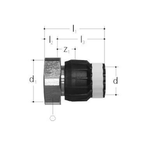 Bild von JRG Sanipex MT Übergang auf Armaturen,  d  (mm) :20, Art.Nr. : 4700.104