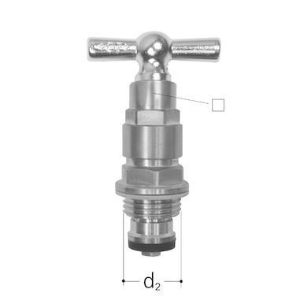 Bild von JRG Sanipex Oberteil mit Knebelgriff, GN (inch): 1∕2, Art.Nr. : 5341.240