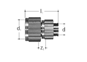 Bild von JRG Sanipex Reduktion, d 12(mm), d1 16(mm), Art.Nr. : 5486.050