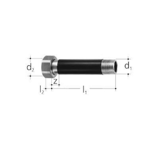 Bild von JRG Sanipex Rohrverschraubung, GN (inch): 1 1∕2, , Art.Nr. : 8299.560