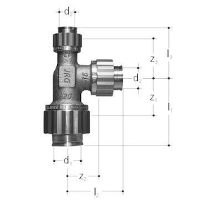 Bild von JRG Sanipex T-Stück 12-20,d-d-d 12 - 12 - 12(mm), , Art.Nr. : 5470.012