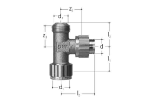 Bild von JRG Sanipex T-Stück, d 12(mm), , Art.Nr. : 5468.012